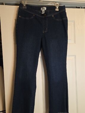 just be Indigo Flare Wide-Leg Jeans